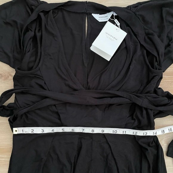 Seraphine Black Maternity & Nursing Jumpsuit 6 - Picture 5 of 12